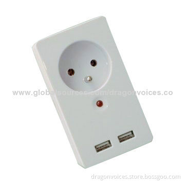 Single-outlet surge protector, full line surge protection, 16A
